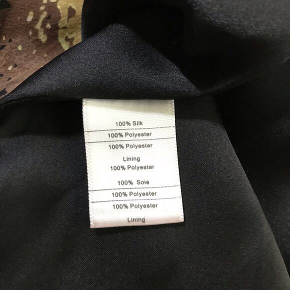 Anthropologie twinkle by wenlan 4 silk sleeveless asymmetrical waterfall dress - Picture 7 of 8